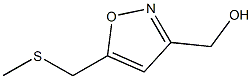 3-Isoxazolemethanol,5-[(methylthio)methyl]-(9CI) Struktur