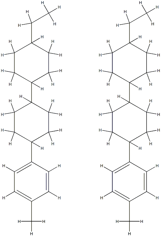 4-[trans-4(trans-4-Ethylcyclohexyl) cyclohexyl]toluene 4-[trans-4(trans-4-Ethylcyclohexyl)cyclohexyl]toluene Struktur