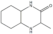 2(1H)-Quinoxalinone,octahydro-3-methyl-(9CI) Struktur