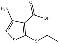 4-Isothiazolecarboxylicacid,3-amino-5-(ethylthio)-(9CI) Struktur