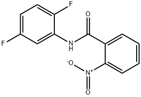 N-(2,5-difluorophenyl)-2-nitrobenzamide Struktur