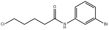 N-(3-bromophenyl)-5-chloropentanamide Struktur