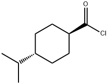 4β-Isopropylcyclohexane-1α-carbonyl chloride Struktur