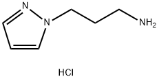 3-Pyrazol-1-yl-propylamine dihydrochloride Struktur