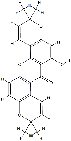 Cudraxanthone A Struktur