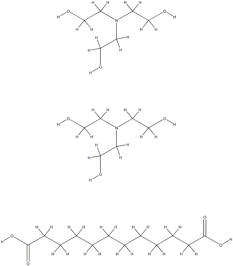 dodecanedioic acid, compound with 2,2',2''-nitrilotriethanol (1:2) Structure