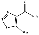 1,2,3-Thiadiazole-4-carboxamide,5-amino-(9CI) Struktur