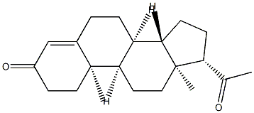 (9β)-Pregn-4-ene-3,20-dione Struktur