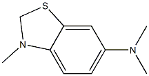 6-Benzothiazolamine,2,3-dihydro-N,N,3-trimethyl-(9CI) Struktur