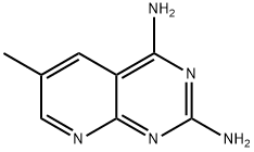 2,4-Diamino-6-methylpyrido<2,3-d>pyrimidine Struktur