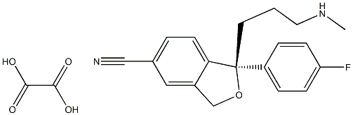 S-DesMethyl CitalopraM Ethanedioate Struktur