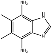 1H-Benzimidazole-4,7-diamine,5,6-dimethyl-(9CI) Struktur