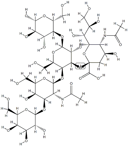 G(M1)-oligosaccharide Struktur