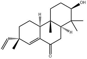 (2R)-7β-Ethenyl-2,3,4,4a,4bβ,5,6,7,10,10aβ-decahydro-2α-hydroxy-1,1,4aα,7-tetramethyl-9(1H)-phenanthrenone Struktur