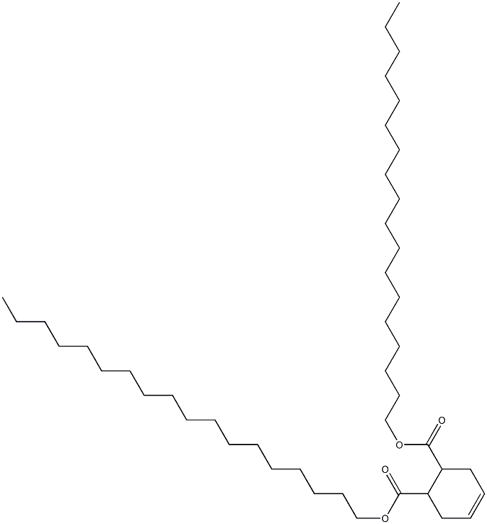 4-Cyclohexene-1,2-dicarboxylic acid dioctadecyl ester Struktur