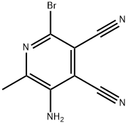 Cinchomerononitrile,  5-amino-2-bromo-6-methyl-  (4CI) Struktur