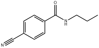 4-cyano-N-propylbenzamide Struktur