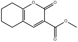 methyl 2-oxo-5,6,7,8-tetrahydro-2H-chromene-3-carboxylate Struktur