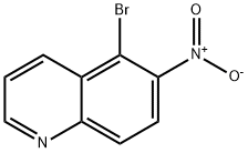 5-bromo-6-nitroquinoline Struktur