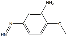 Anisole,  2-amino-5-azo-  (5CI) Struktur