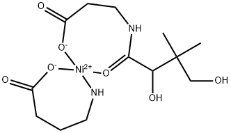 Nickel gamma-aminobutyratopantothenate Struktur