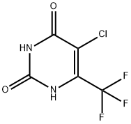 2,4(1H,3H)-PyriMidinedione, 5-chloro-6-(trifluoroMethyl)- Struktur