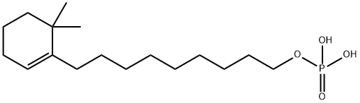 perhydromonoeneretinyl phosphate Struktur