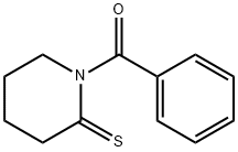 2-Piperidinethione,  1-benzoyl-  (5CI,9CI) Struktur