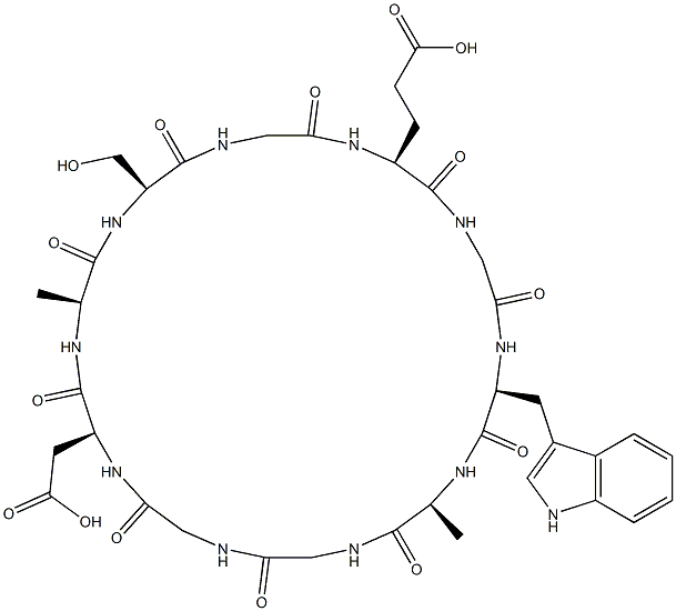 delta-sleep-inducing peptide, cyclo-Gly- Struktur