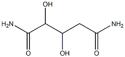 Glutaramide,  -alpha-,-bta--dihydroxy-  (3CI) Struktur