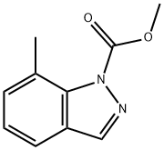 1-Isoindazolecarboxylic  acid,  7-methyl-,  methyl  ester  (3CI) Struktur