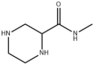 2-Piperazinecarboxamide,N-methyl-(9CI) Struktur