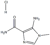 4-Imidazolecarboxamide,5-amino-1-methyl-,hydrochloride(5CI) Struktur