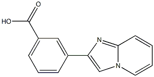 3-(H-imidazo[1,2-a]pyridin-2-yl)benzoic acid Struktur