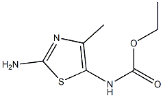 5-Thiazolecarbamicacid,2-amino-4-methyl-,Etester(4CI) Struktur