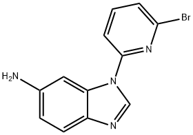 1-(6-Bromopyridin-2-yl)-1H-benzo[d]imidazol-6-amine Struktur