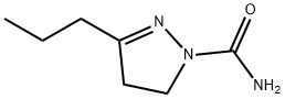 -delta-2-1-Pyrazolinecarboxamide,  3-propyl-  (1CI) Struktur