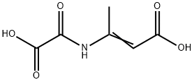 Crotonic  acid,  -bta--(carboxyformamido)-  (2CI) Struktur