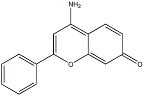 1,4-Benzopyran-7-ol,4-imino-2-phenyl- Struktur