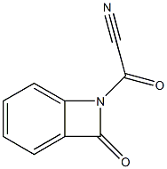 1(2)-Benzazeteglyoxylonitrile,  2-keto-  (2CI) Struktur