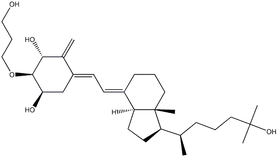 2β-trans-eldecalcitol Struktur