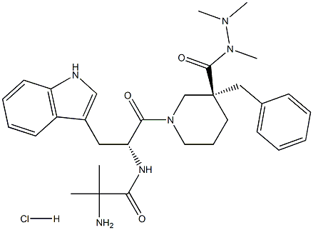 AnaMorelin hydrochloride Struktur