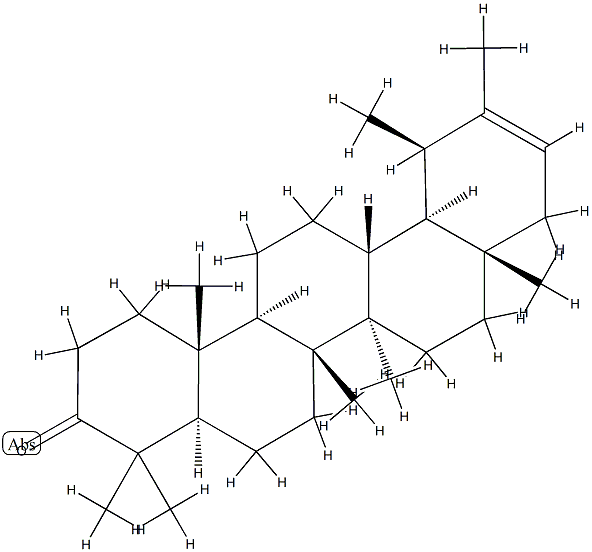 (18α)-5α-Urs-20-en-3-one Struktur