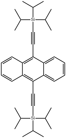 TIPS-anthracene Struktur