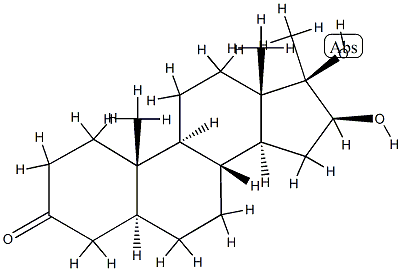 16β-Hydroxymestanolone Struktur