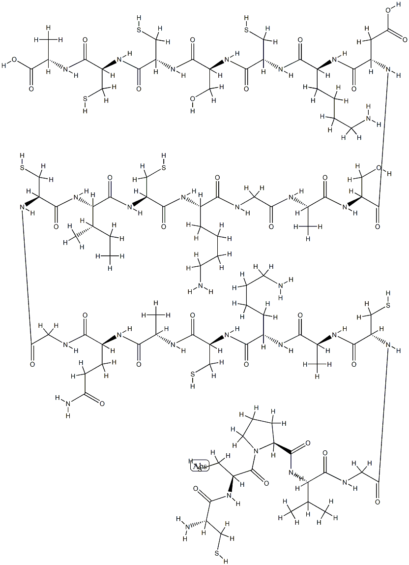 metallothionein II hexacosapeptide 36-61 Struktur