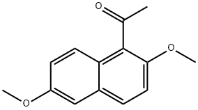 1-(2,6-DiMethoxynaphthalen-1-yl)ethanone Struktur