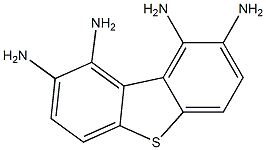 1,2,8,9-Dibenzothiophenetetramine Struktur