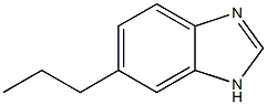 1H-Benzimidazole,5-propyl-(9CI) Struktur