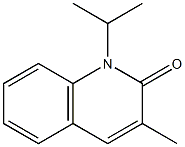 2(1H)-Quinolinone,3-methyl-1-(1-methylethyl)-(9CI) Struktur